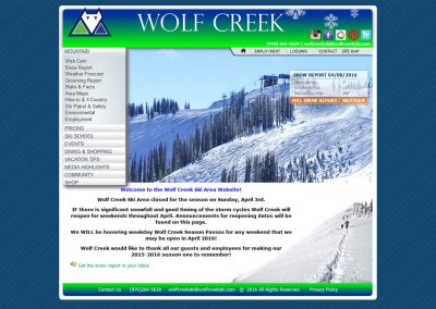 Wolf Creek Ski Resort